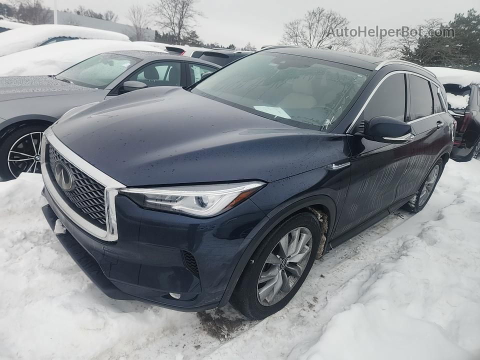 2021 Infiniti Qx50 Luxe Синий vin: 3PCAJ5BB7MF105249