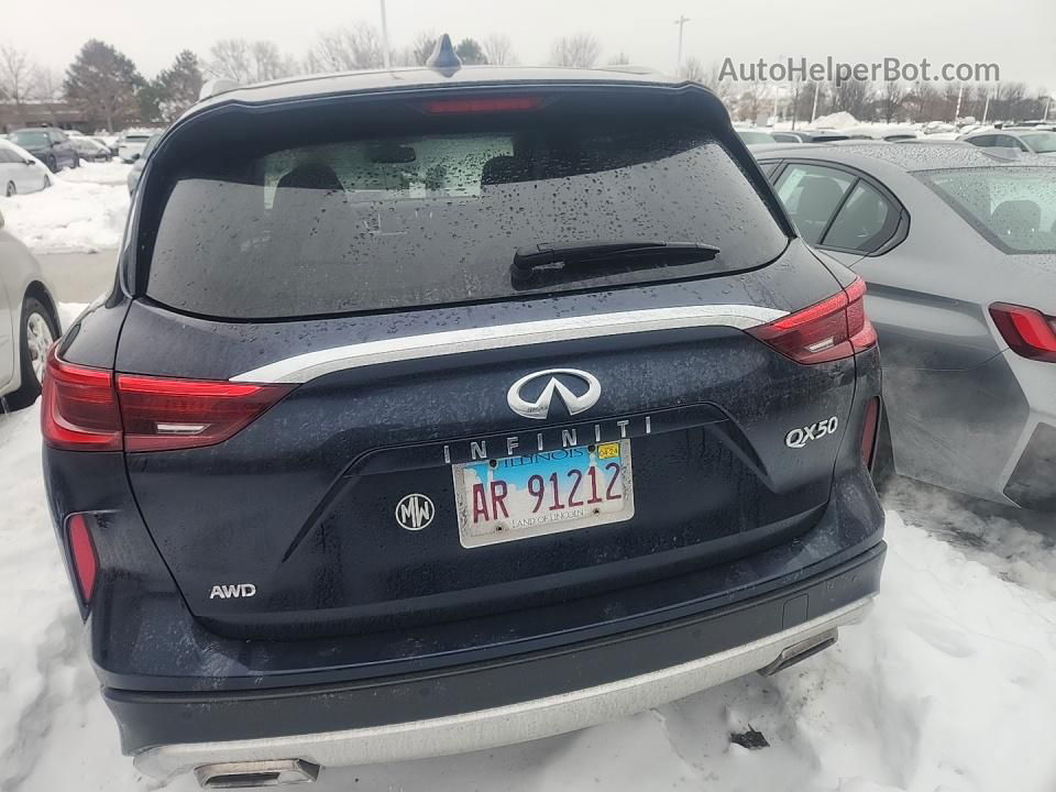 2021 Infiniti Qx50 Luxe Синий vin: 3PCAJ5BB7MF105249