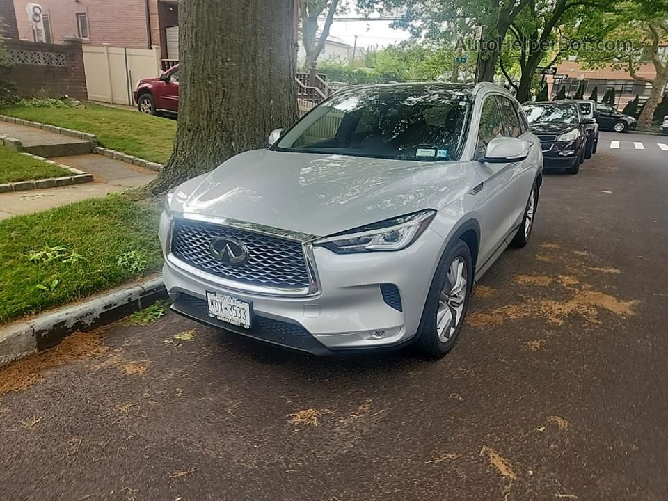 2021 Infiniti Qx50 Luxe Silver vin: 3PCAJ5BB7MF108734