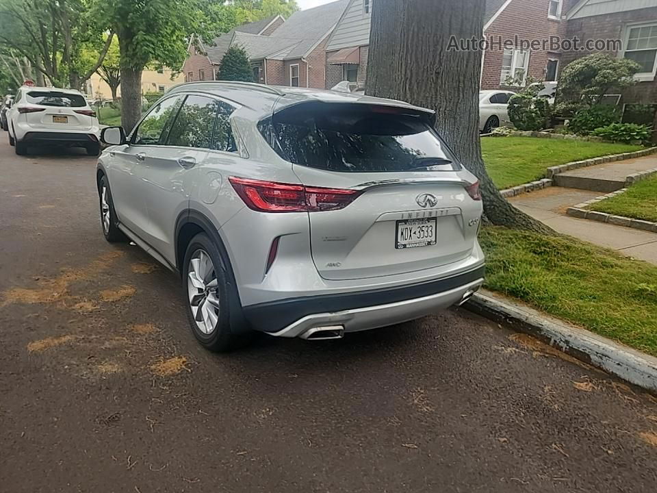 2021 Infiniti Qx50 Luxe Silver vin: 3PCAJ5BB7MF108734