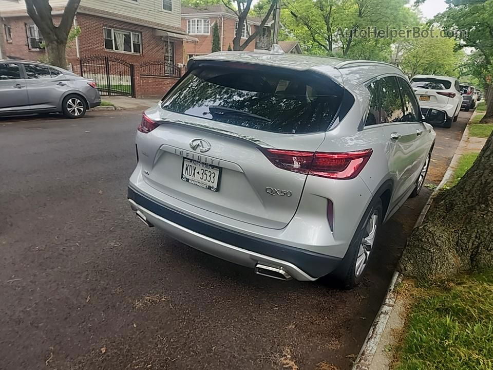 2021 Infiniti Qx50 Luxe Silver vin: 3PCAJ5BB7MF108734