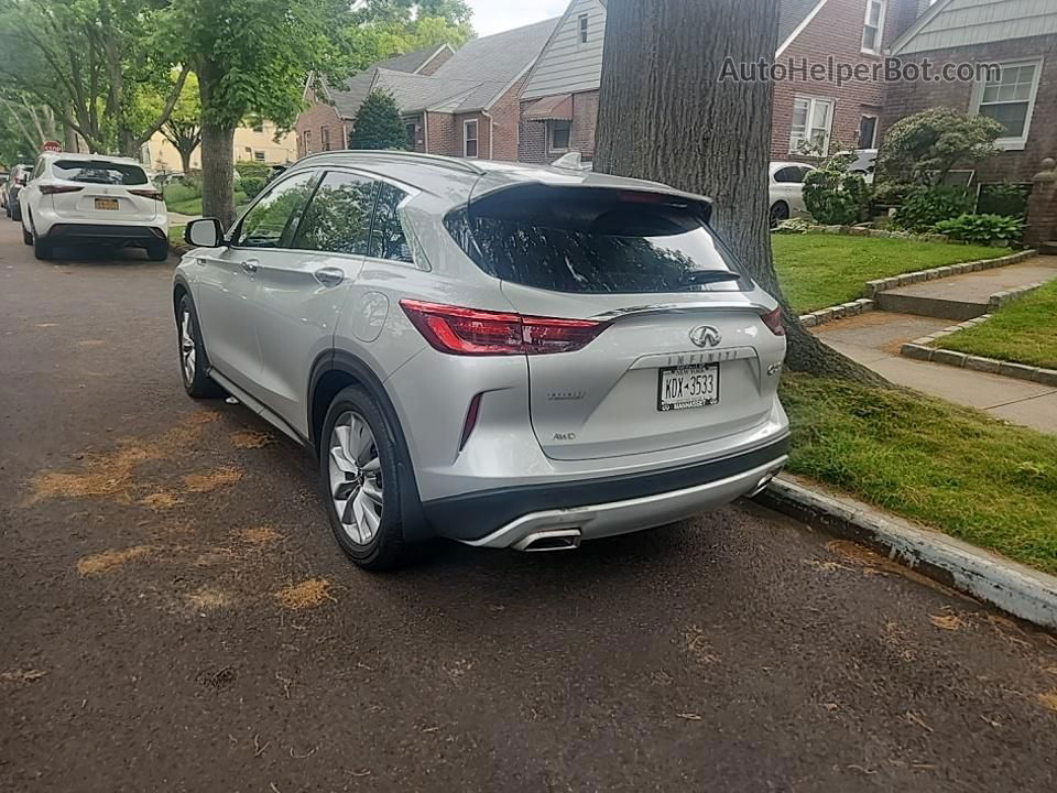 2021 Infiniti Qx50 Luxe Silver vin: 3PCAJ5BB7MF108734