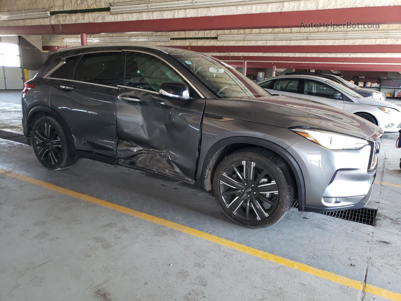 2021 Infiniti Qx50 Luxe Gray vin: 3PCAJ5BB8MF106426