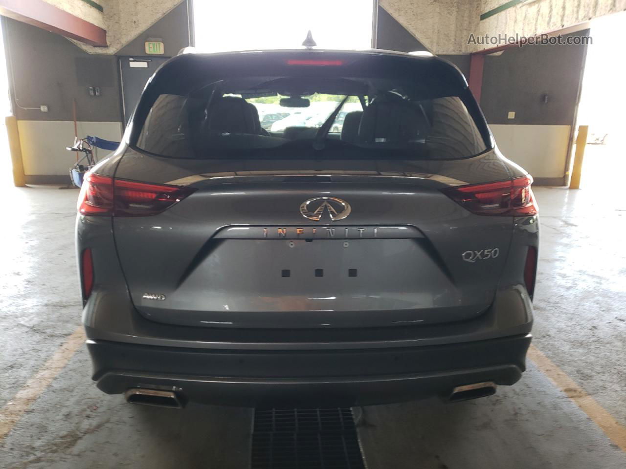 2021 Infiniti Qx50 Luxe Gray vin: 3PCAJ5BB8MF106426