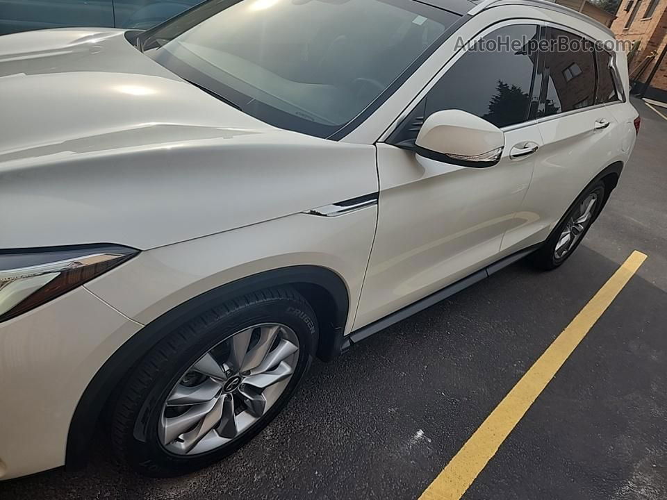 2021 Infiniti Qx50 Luxe White vin: 3PCAJ5BB8MF109018