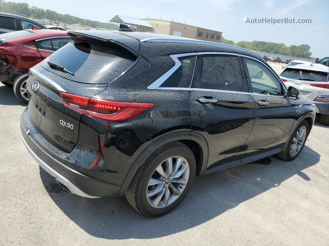 2021 Infiniti Qx50 Luxe Черный vin: 3PCAJ5BB8MF113117