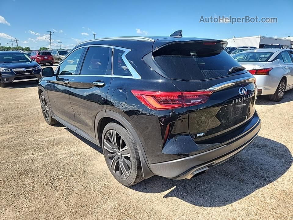 2021 Infiniti Qx50 Luxe Black vin: 3PCAJ5BB8MF116907