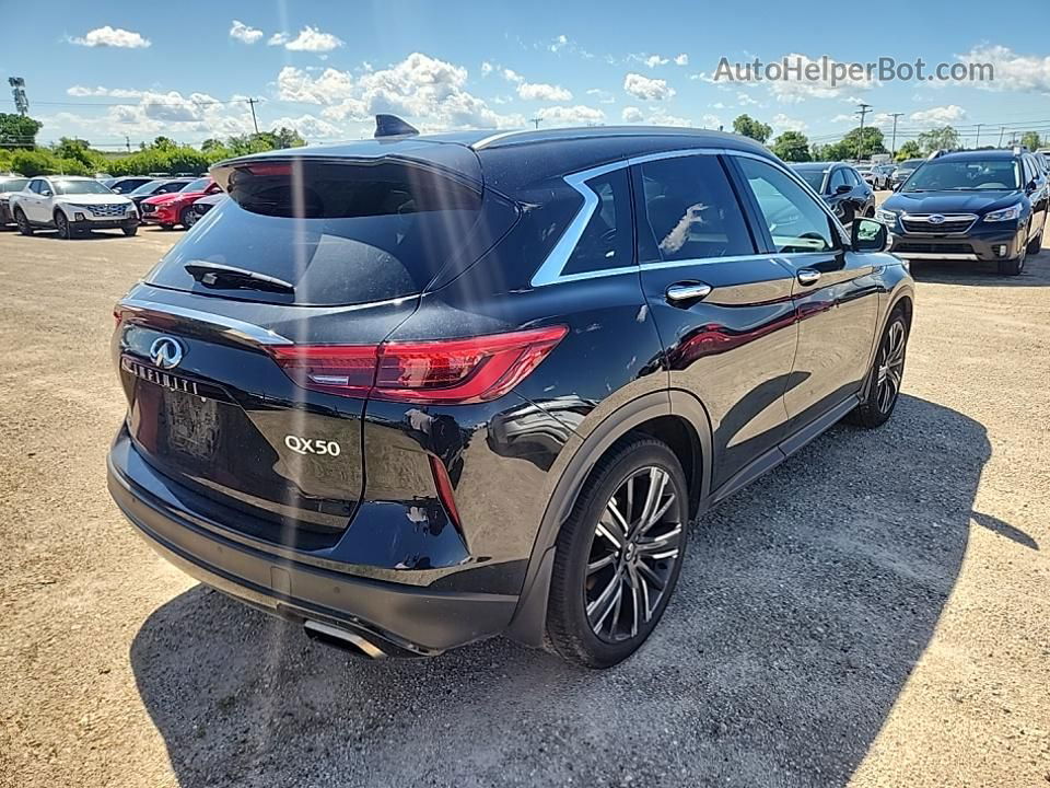 2021 Infiniti Qx50 Luxe Black vin: 3PCAJ5BB8MF116907