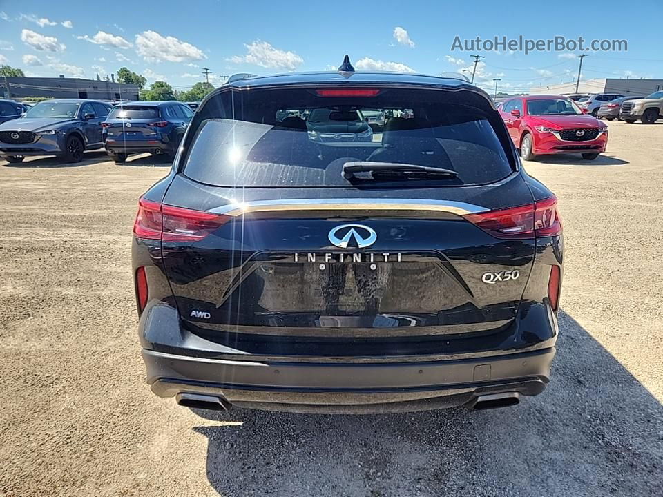 2021 Infiniti Qx50 Luxe Black vin: 3PCAJ5BB8MF116907