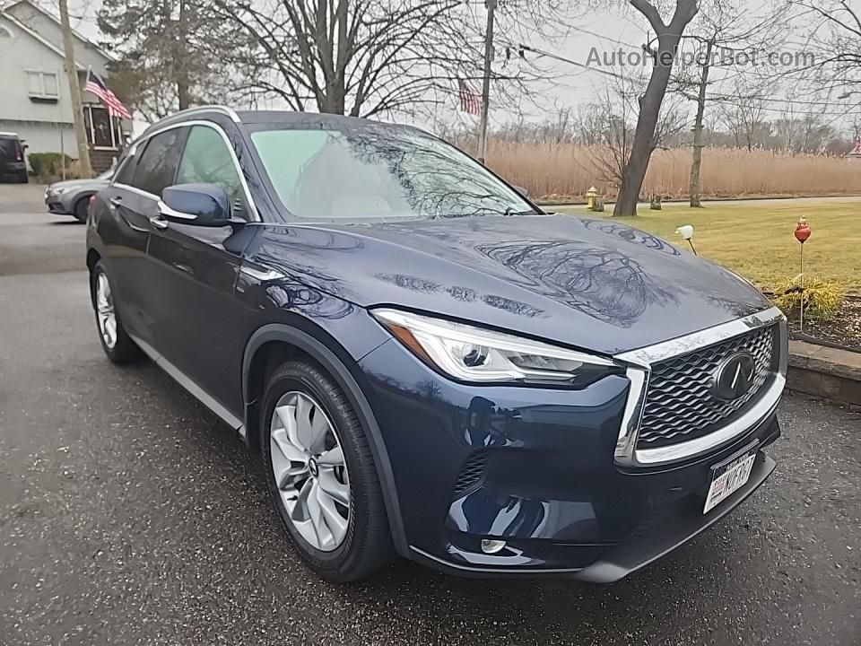 2021 Infiniti Qx50 Luxe Синий vin: 3PCAJ5BB9MF103860