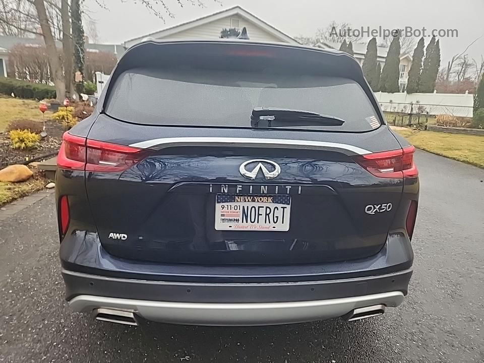 2021 Infiniti Qx50 Luxe Blue vin: 3PCAJ5BB9MF103860