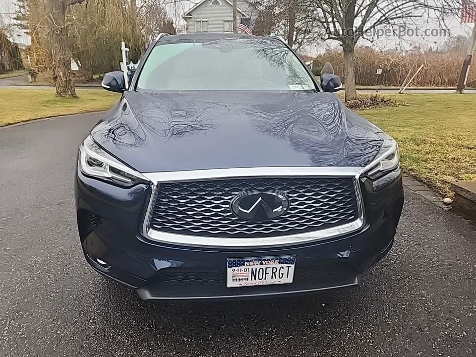 2021 Infiniti Qx50 Luxe Синий vin: 3PCAJ5BB9MF103860