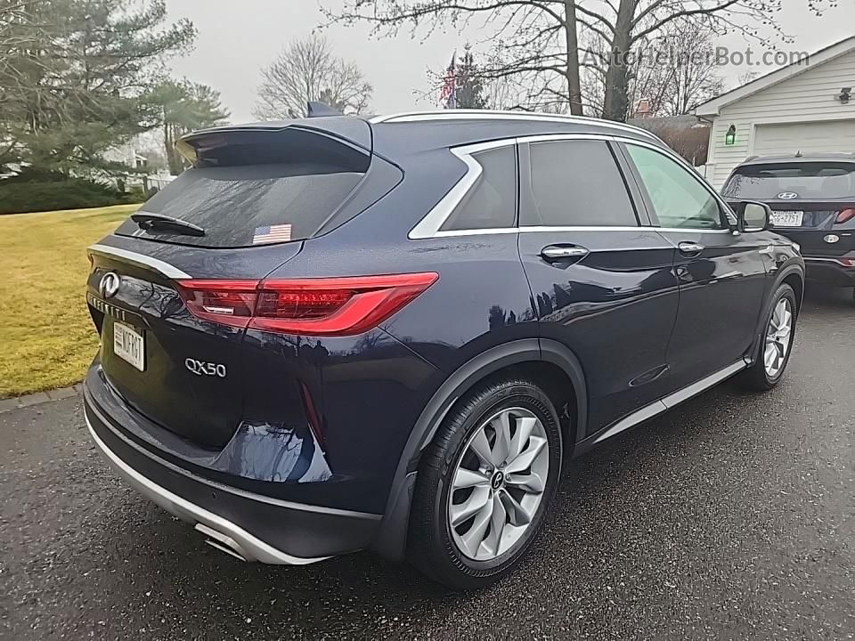 2021 Infiniti Qx50 Luxe Синий vin: 3PCAJ5BB9MF103860