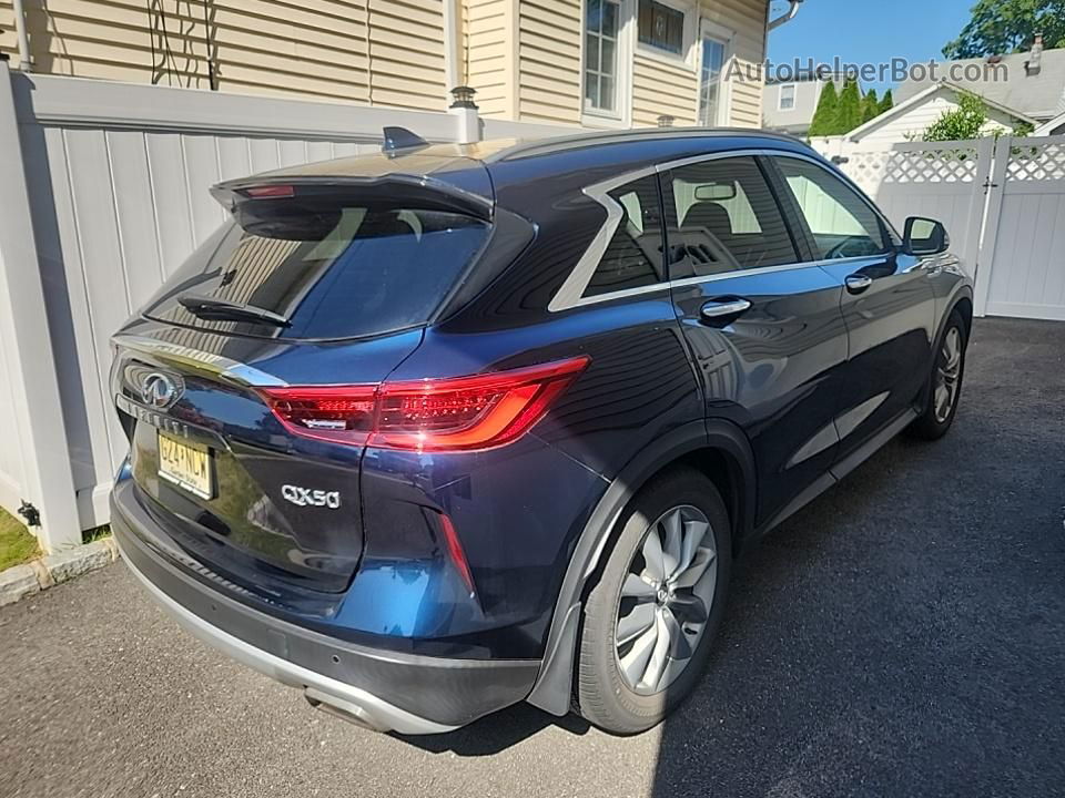 2021 Infiniti Qx50 Luxe Blue vin: 3PCAJ5BB9MF107021