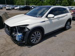 2021 Infiniti Qx50 Luxe White vin: 3PCAJ5BB9MF109268