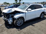 2021 Infiniti Qx50 Luxe White vin: 3PCAJ5BB9MF109738