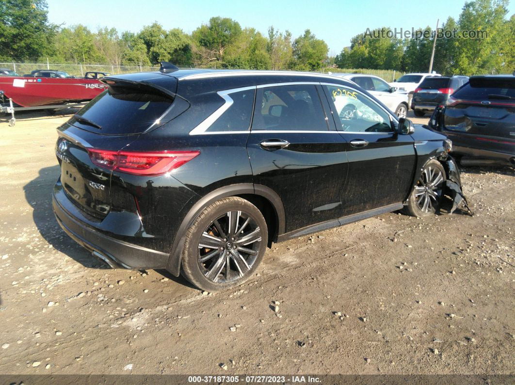 2021 Infiniti Qx50 Luxe Черный vin: 3PCAJ5BB9MF114177