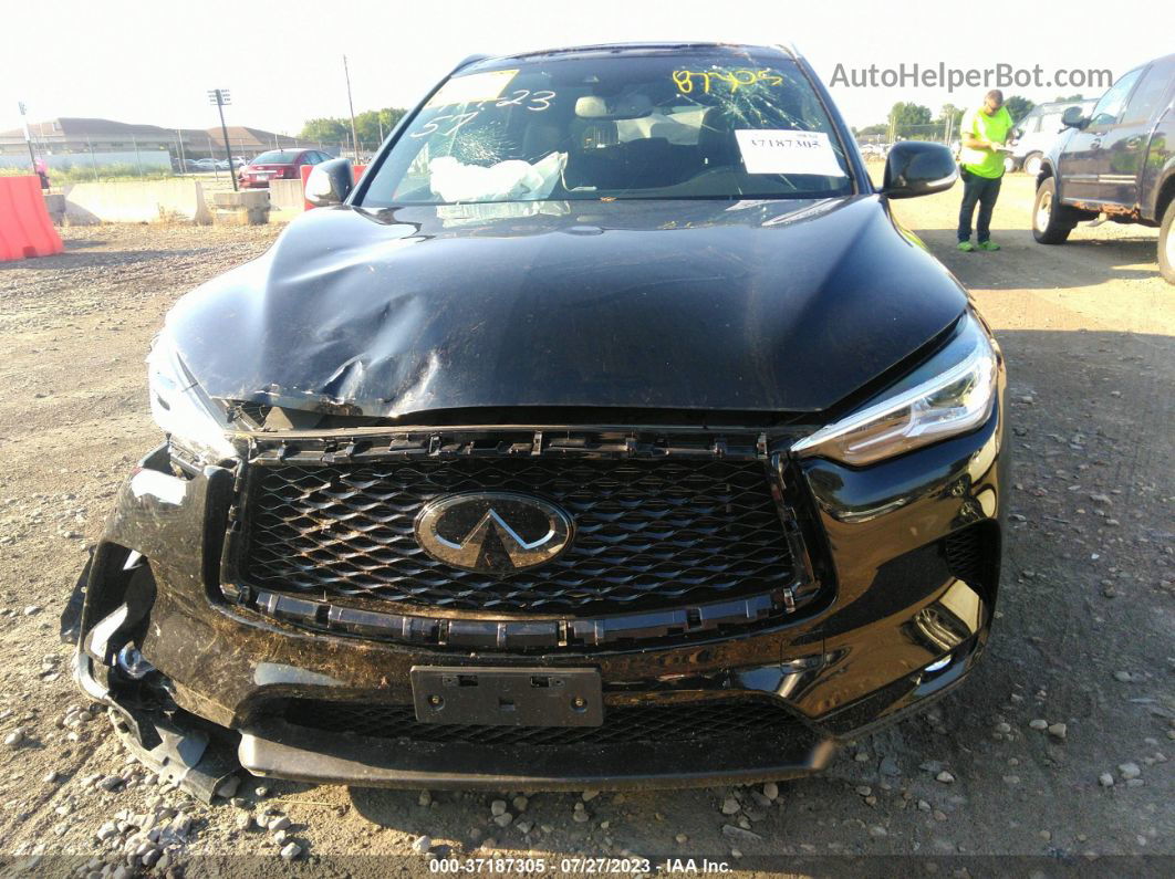 2021 Infiniti Qx50 Luxe Черный vin: 3PCAJ5BB9MF114177