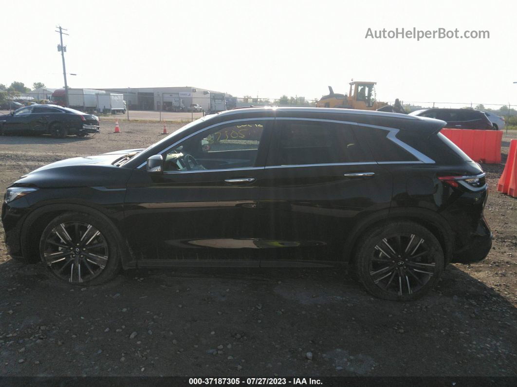 2021 Infiniti Qx50 Luxe Черный vin: 3PCAJ5BB9MF114177