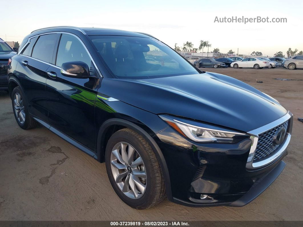 2021 Infiniti Qx50 Luxe Black vin: 3PCAJ5BB9MF119332