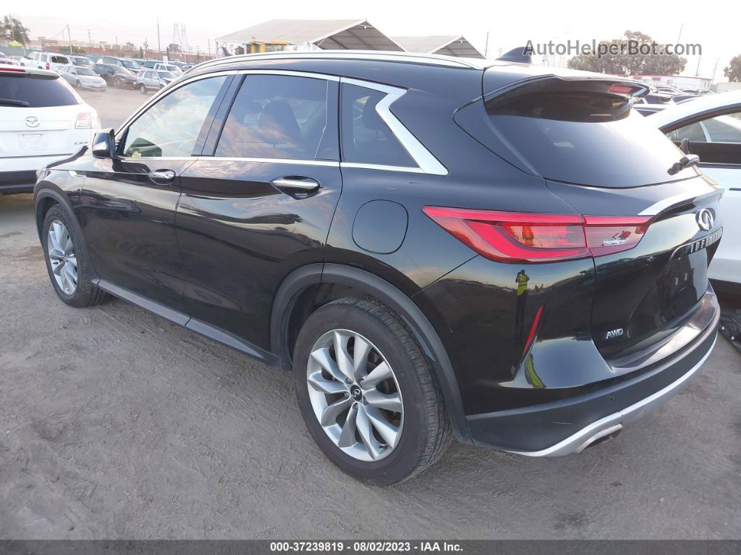 2021 Infiniti Qx50 Luxe Black vin: 3PCAJ5BB9MF119332