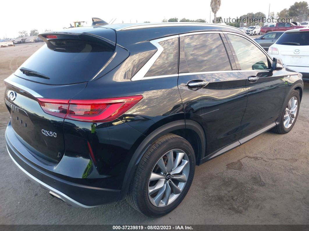 2021 Infiniti Qx50 Luxe Black vin: 3PCAJ5BB9MF119332