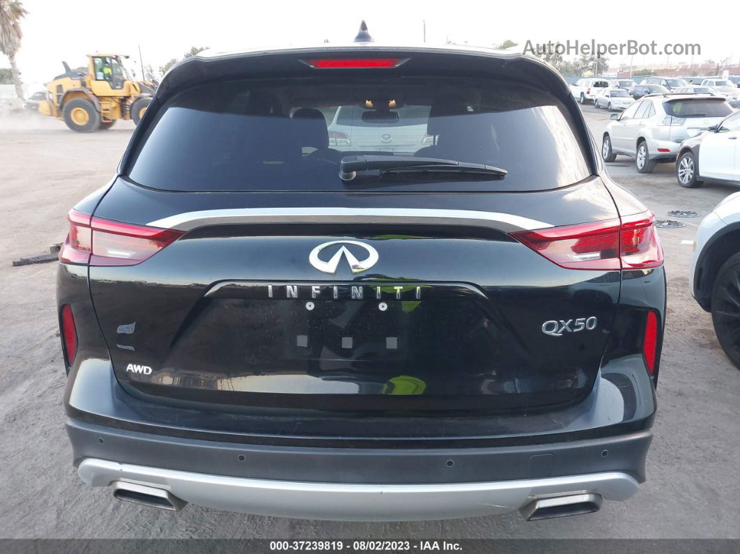 2021 Infiniti Qx50 Luxe Black vin: 3PCAJ5BB9MF119332