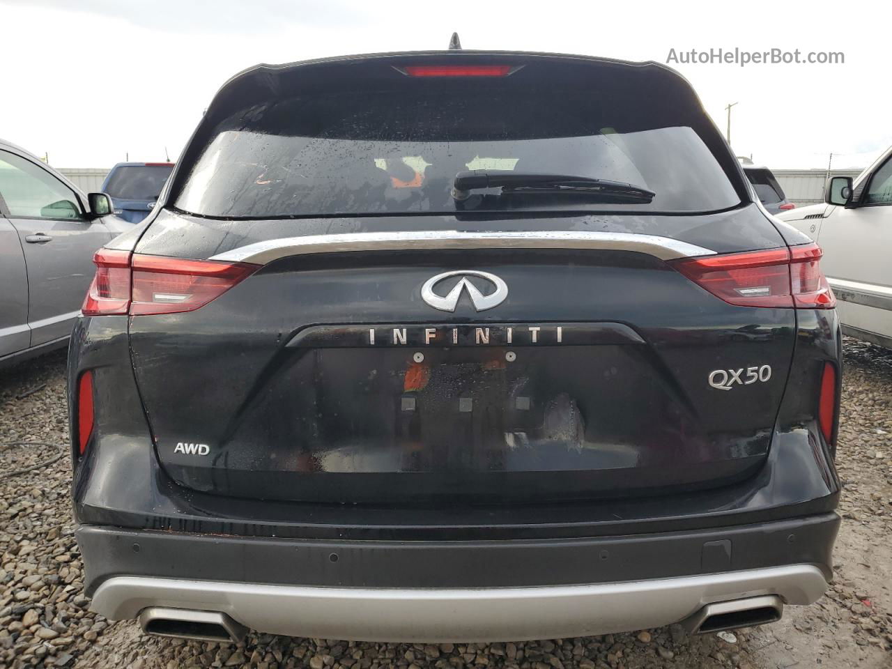 2021 Infiniti Qx50 Luxe Black vin: 3PCAJ5BB9MF123977