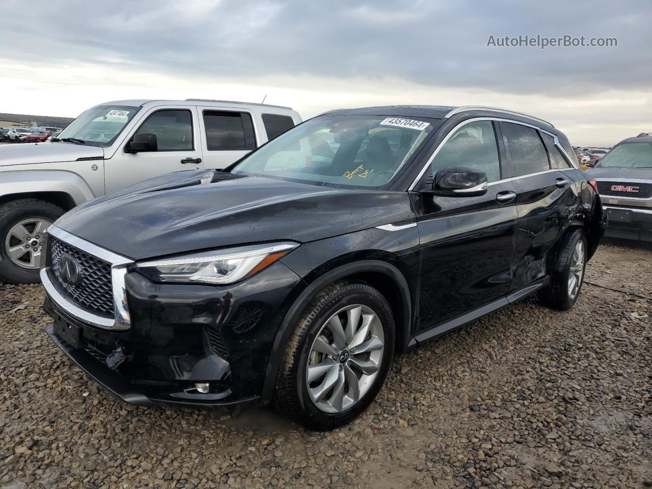 2021 Infiniti Qx50 Luxe Black vin: 3PCAJ5BB9MF123977