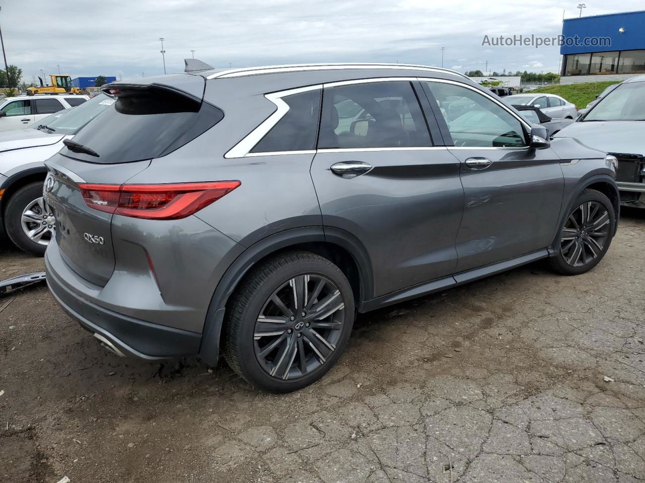 2021 Infiniti Qx50 Luxe Gray vin: 3PCAJ5BB9MF125177