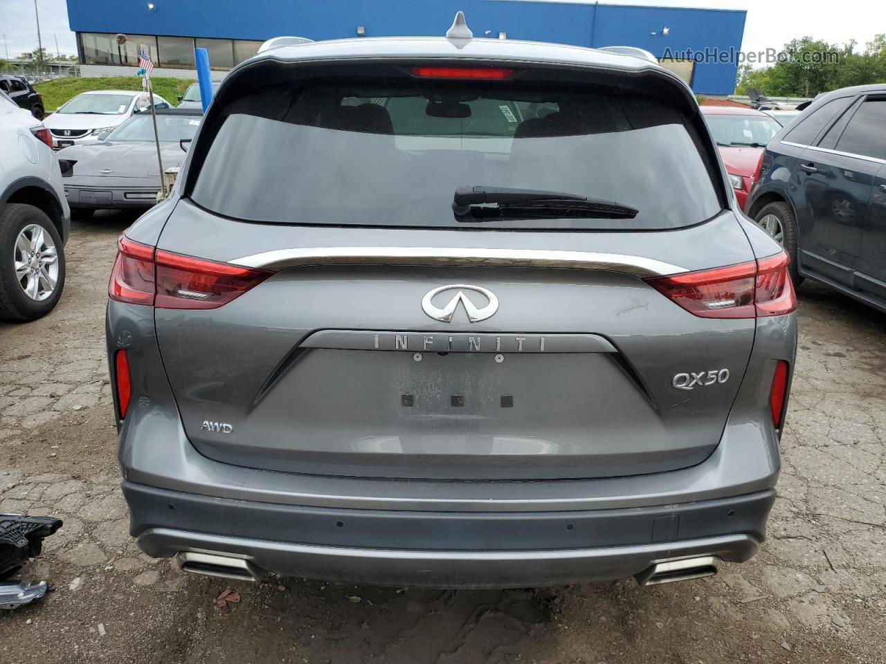 2021 Infiniti Qx50 Luxe Gray vin: 3PCAJ5BB9MF125177