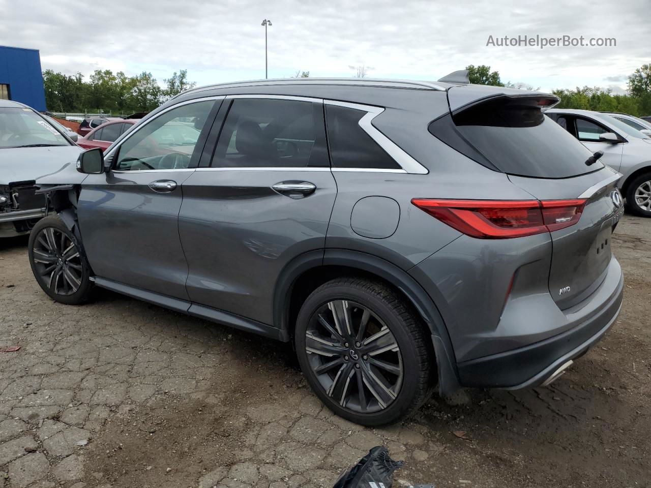 2021 Infiniti Qx50 Luxe Gray vin: 3PCAJ5BB9MF125177