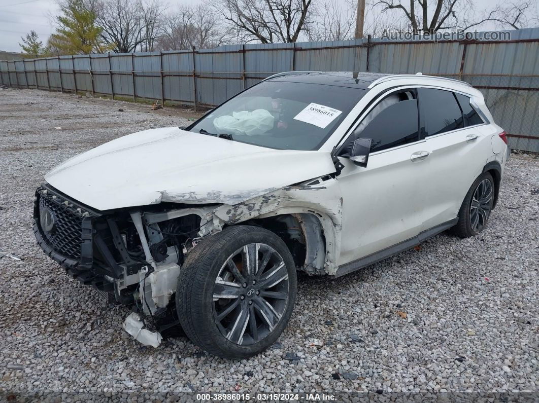 2021 Infiniti Qx50 Luxe Awd Белый vin: 3PCAJ5BBXMF102099