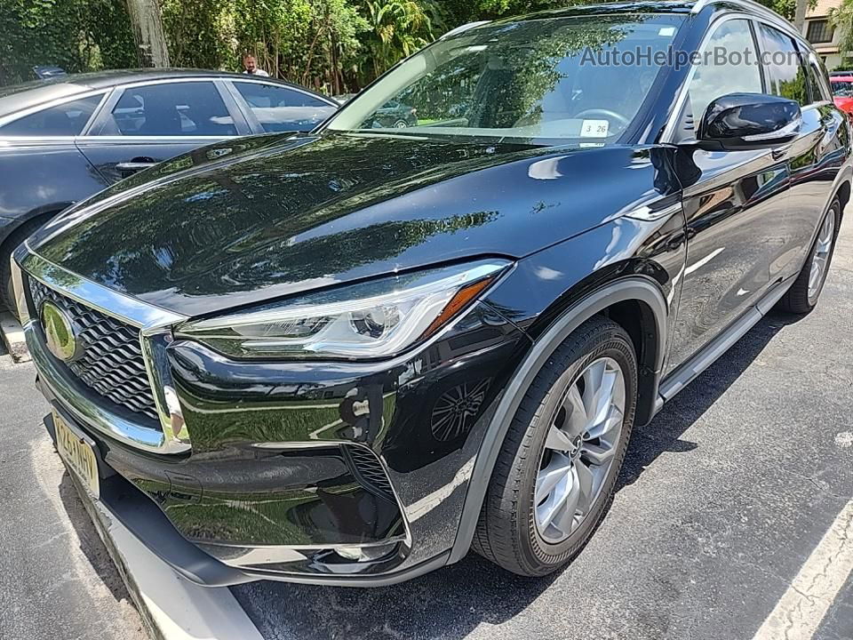 2021 Infiniti Qx50 Luxe Black vin: 3PCAJ5BBXMF107643