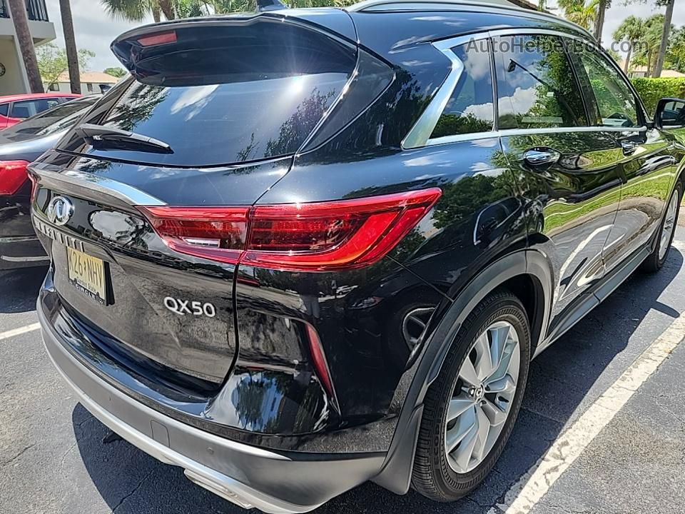 2021 Infiniti Qx50 Luxe Black vin: 3PCAJ5BBXMF107643