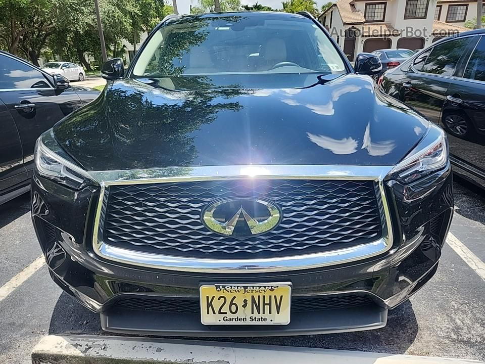 2021 Infiniti Qx50 Luxe Black vin: 3PCAJ5BBXMF107643