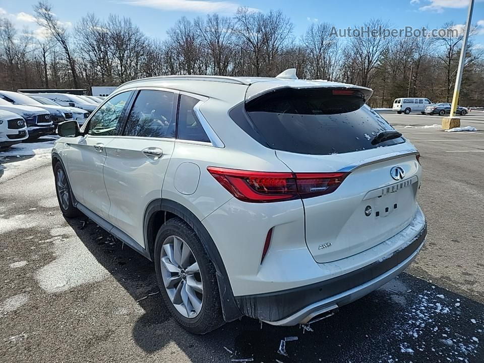 2021 Infiniti Qx50 Luxe White vin: 3PCAJ5BBXMF110879