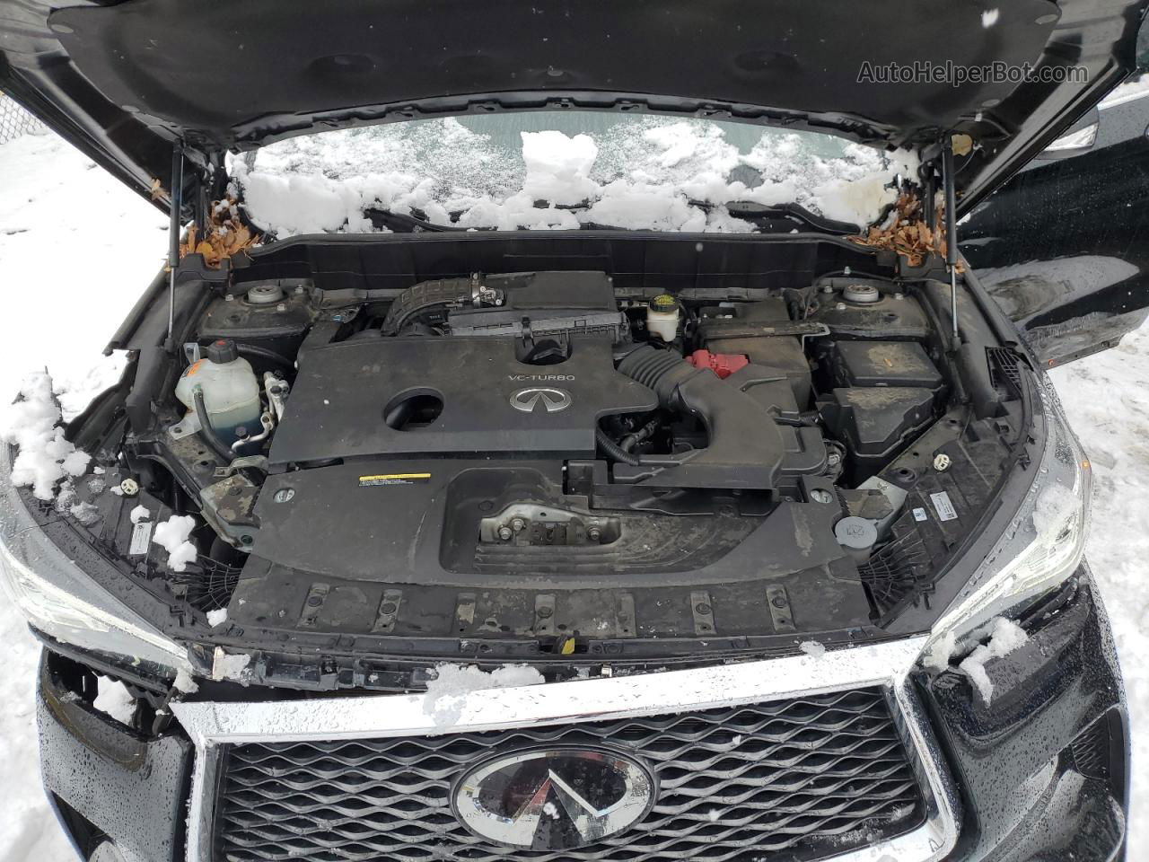 2021 Infiniti Qx50 Luxe Черный vin: 3PCAJ5BBXMF115256