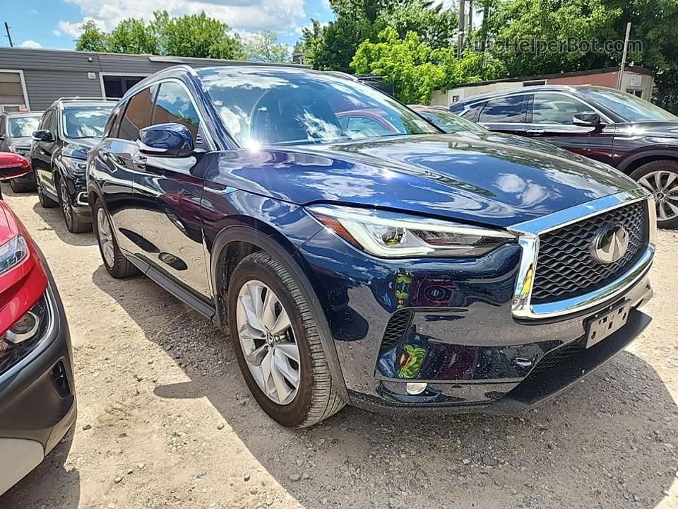 2021 Infiniti Qx50 Luxe Синий vin: 3PCAJ5BBXMF117167