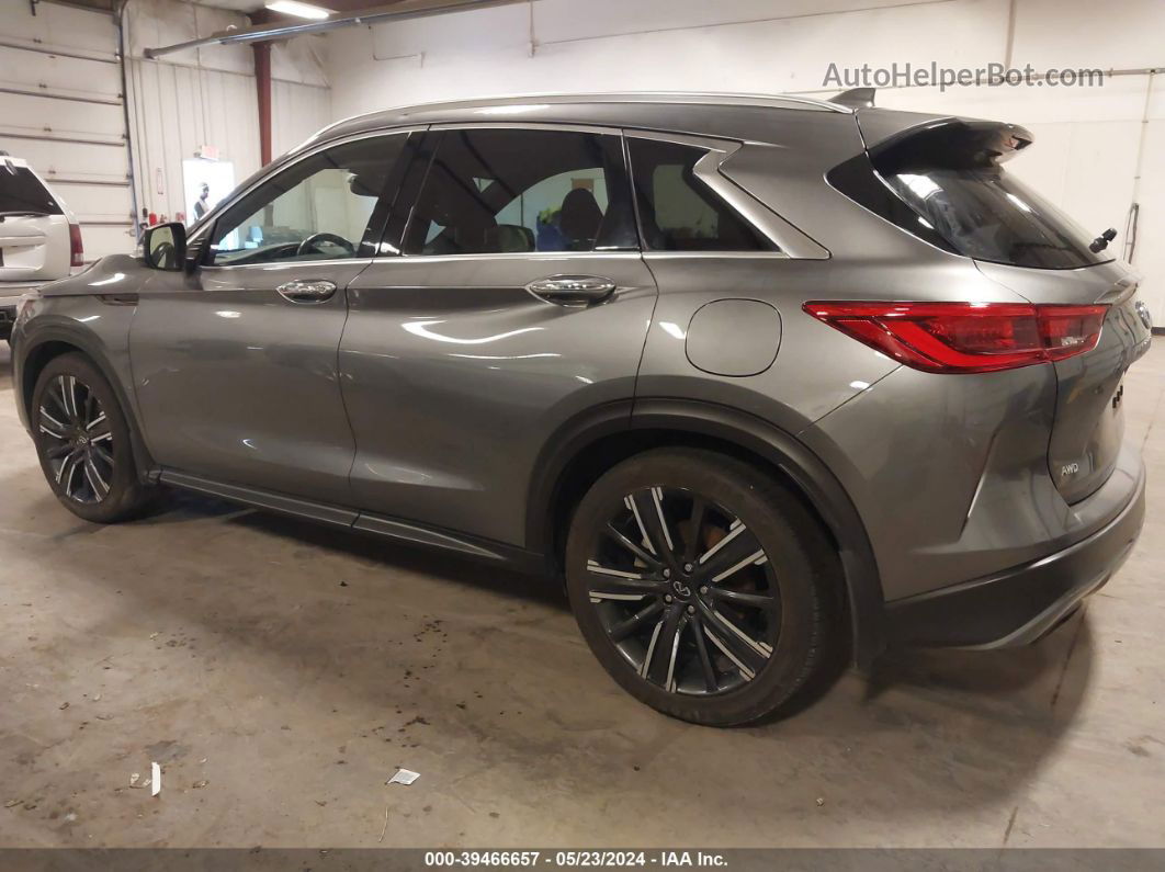 2021 Infiniti Qx50 Luxe Awd Gray vin: 3PCAJ5BBXMF117377