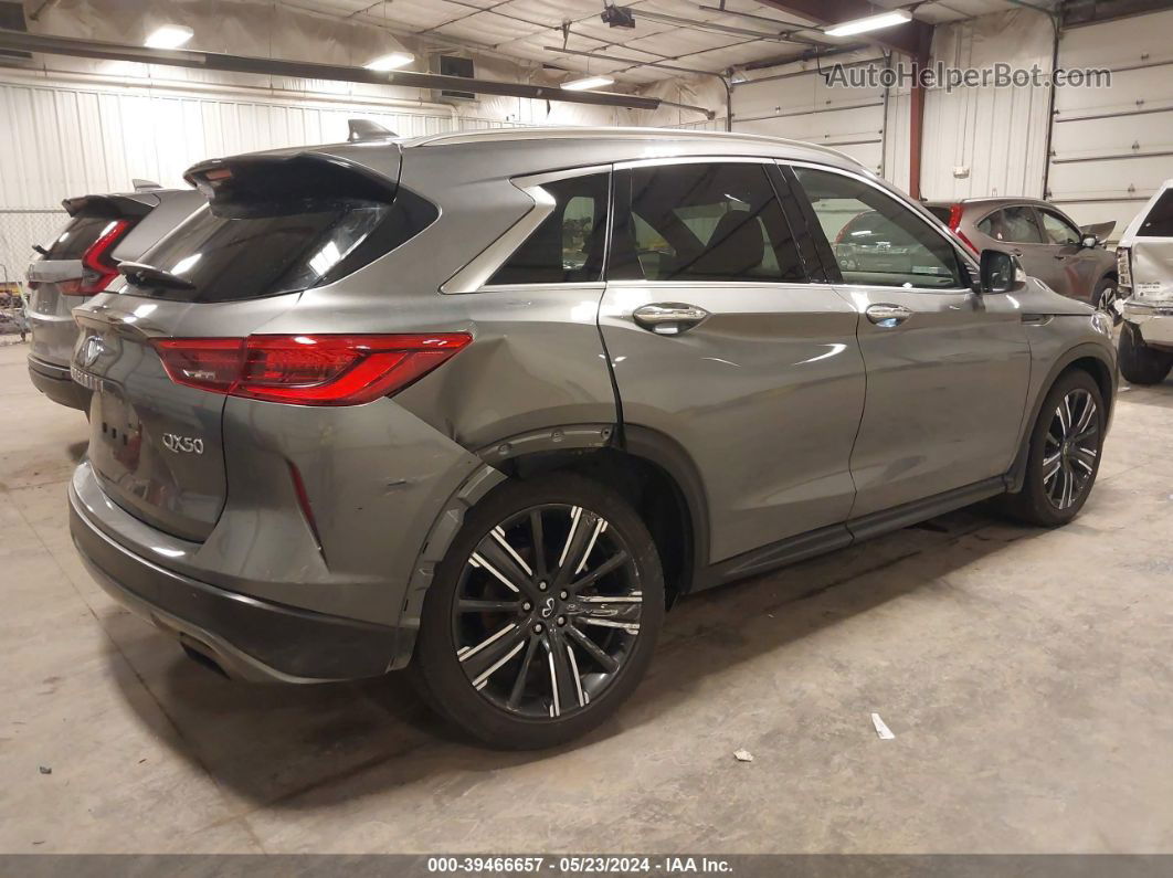 2021 Infiniti Qx50 Luxe Awd Gray vin: 3PCAJ5BBXMF117377