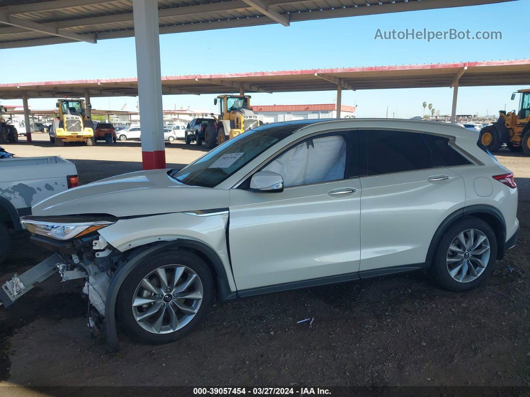 2021 Infiniti Qx50 Luxe Awd White vin: 3PCAJ5BBXMF120411