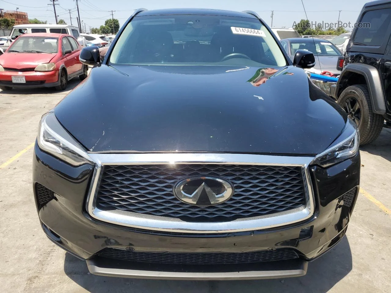 2021 Infiniti Qx50 Essential Черный vin: 3PCAJ5CA1MF122456