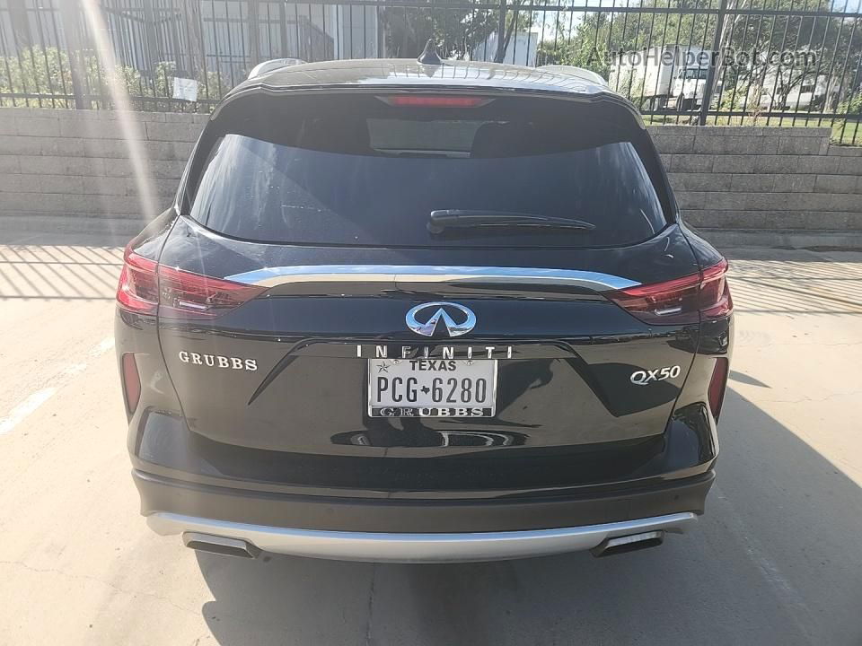 2021 Infiniti Qx50 Essential Черный vin: 3PCAJ5CA2MF109201