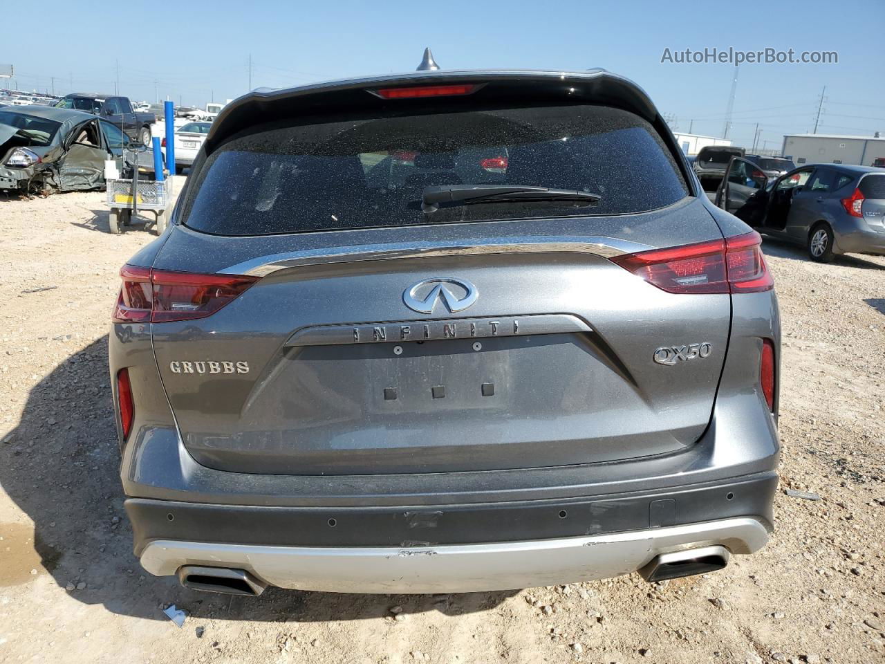 2021 Infiniti Qx50 Essential Gray vin: 3PCAJ5CA2MF117346