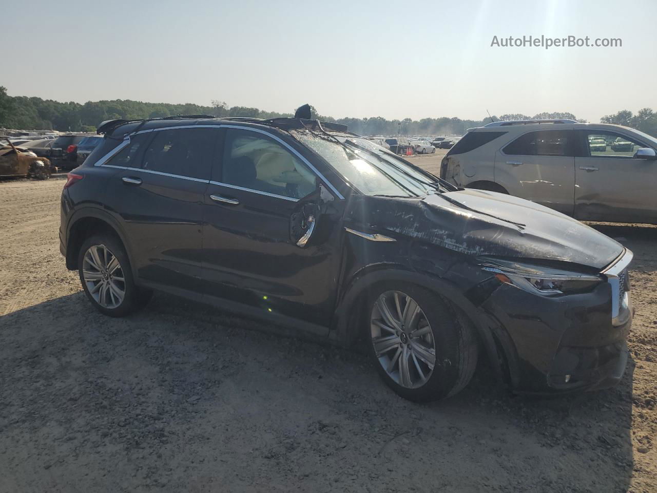 2021 Infiniti Qx50 Essential Black vin: 3PCAJ5CAXMF106062