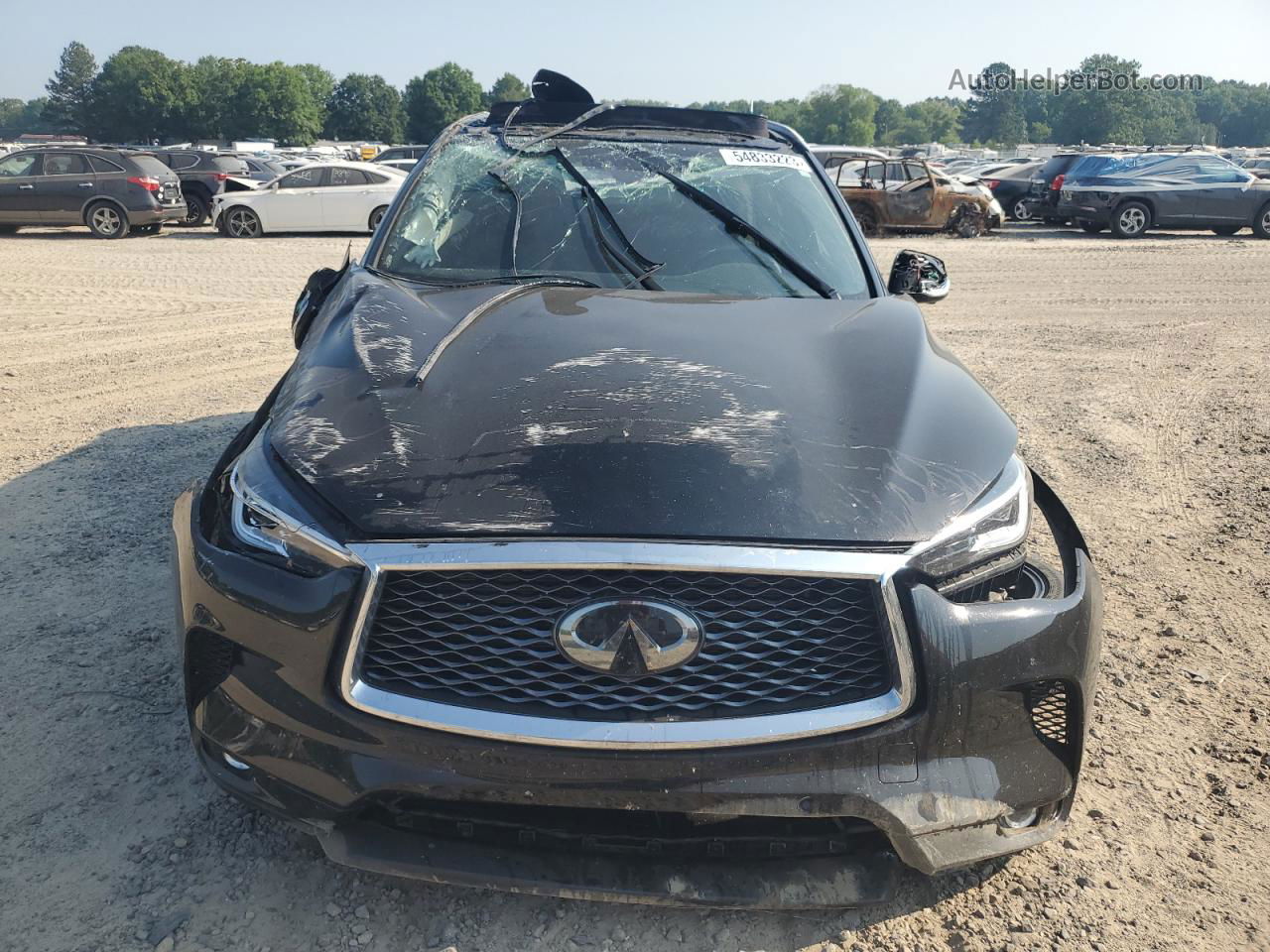 2021 Infiniti Qx50 Essential Black vin: 3PCAJ5CAXMF106062