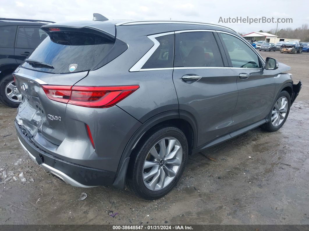 2021 Infiniti Qx50 Essential Gray vin: 3PCAJ5CAXMF120785