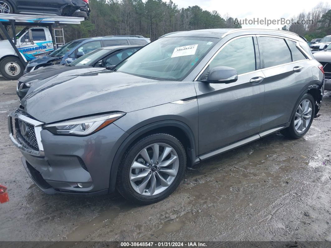 2021 Infiniti Qx50 Essential Gray vin: 3PCAJ5CAXMF120785