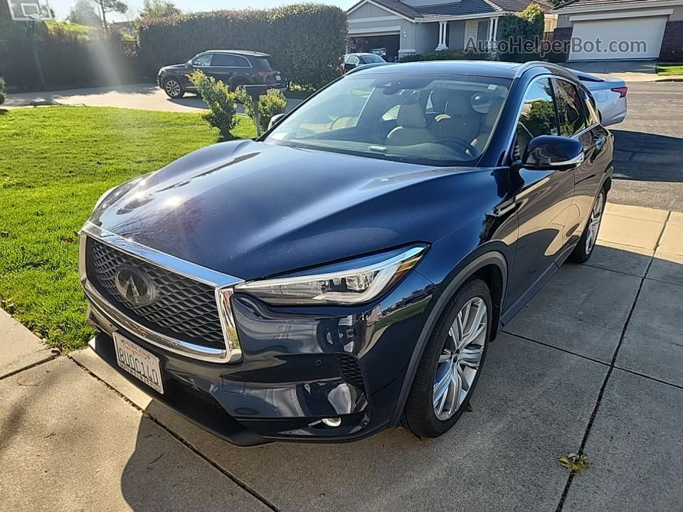 2021 Infiniti Qx50 Essential Синий vin: 3PCAJ5CB0MF104295